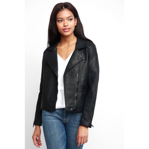 black nyc leather jacket